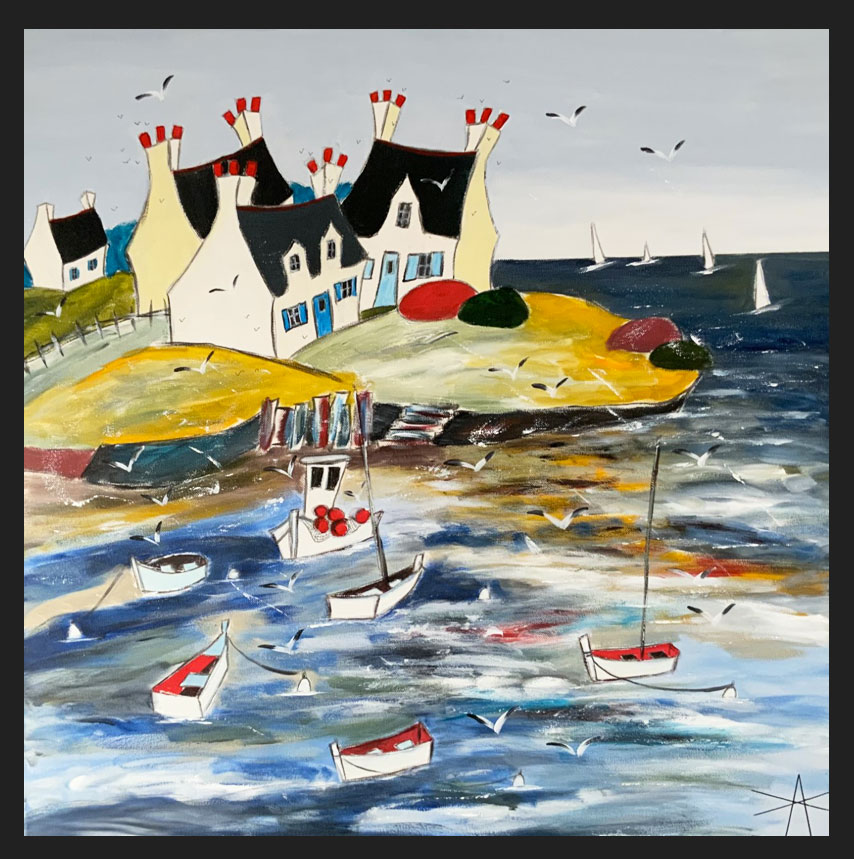 Artiste peintre Morbihan Anne Le Sommer