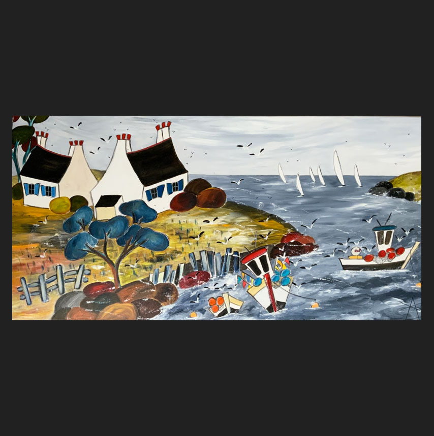 Artiste peintre Morbihan Anne Le Sommer