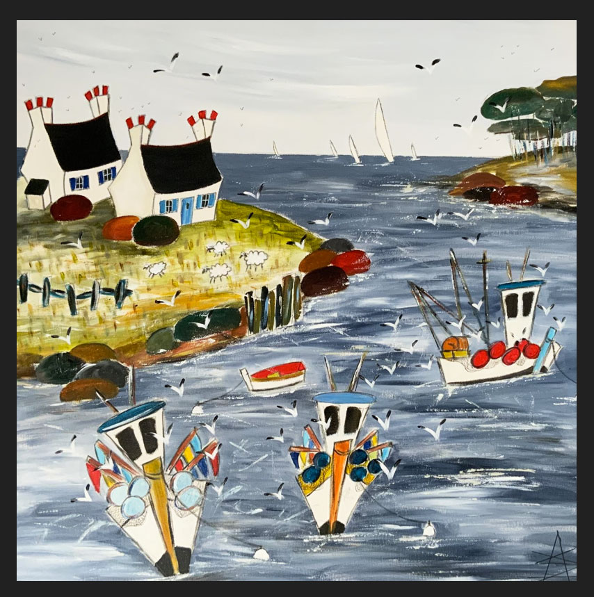 Artiste peintre Morbihan Anne Le Sommer