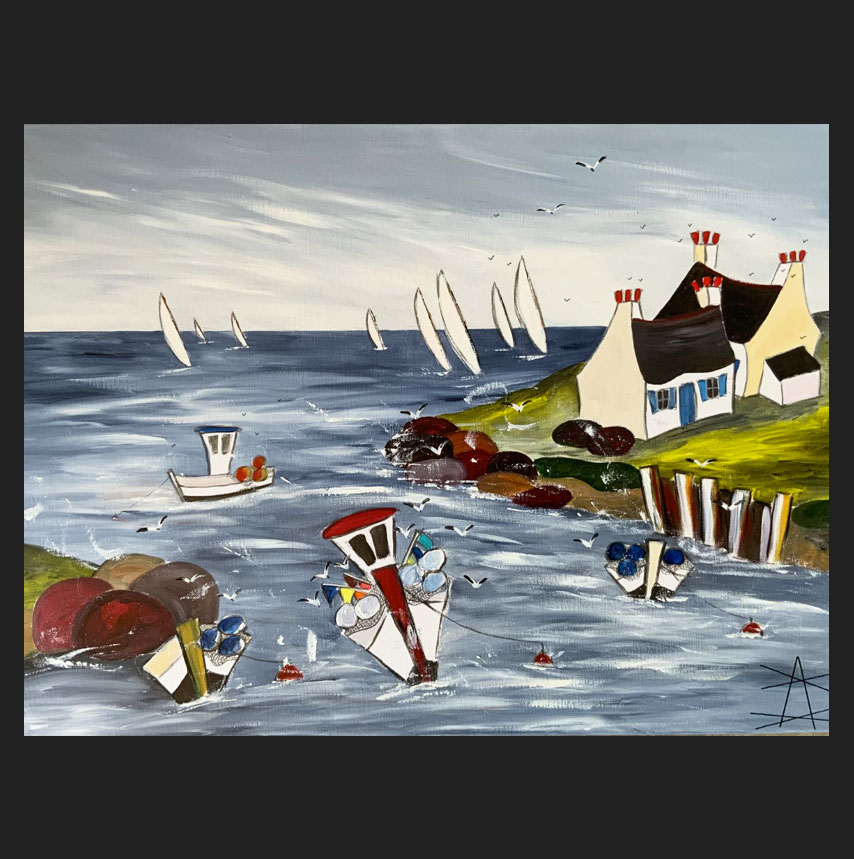 Artiste peintre Morbihan Anne Le Sommer