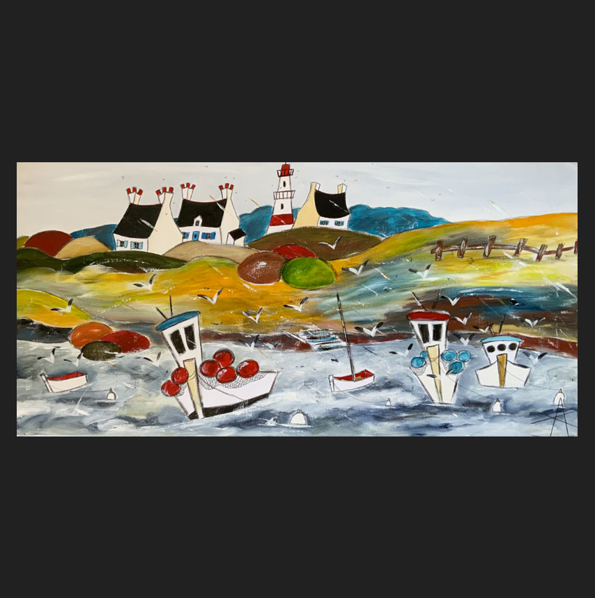 Artiste peintre Morbihan Anne Le Sommer