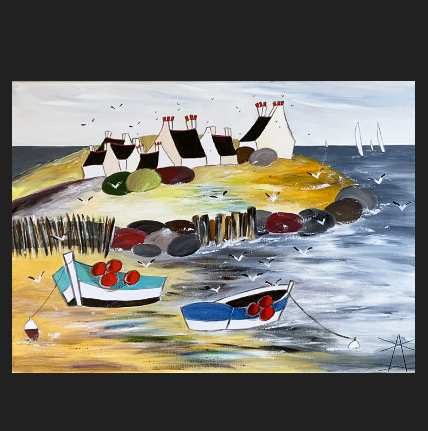 Artiste peintre Morbihan Anne Le Sommer