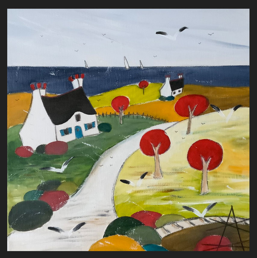 Artiste peintre Morbihan Anne Le Sommer