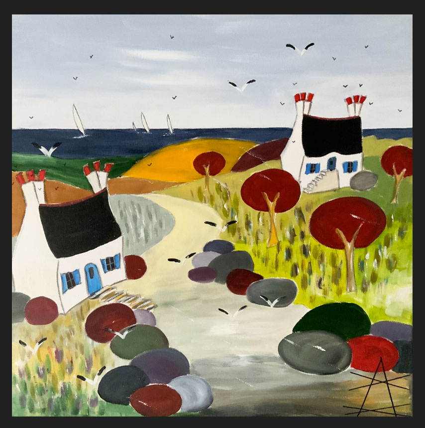 Artiste peintre Morbihan Anne Le Sommer