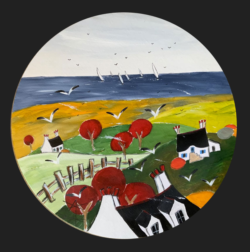 Artiste peintre Morbihan Anne Le Sommer