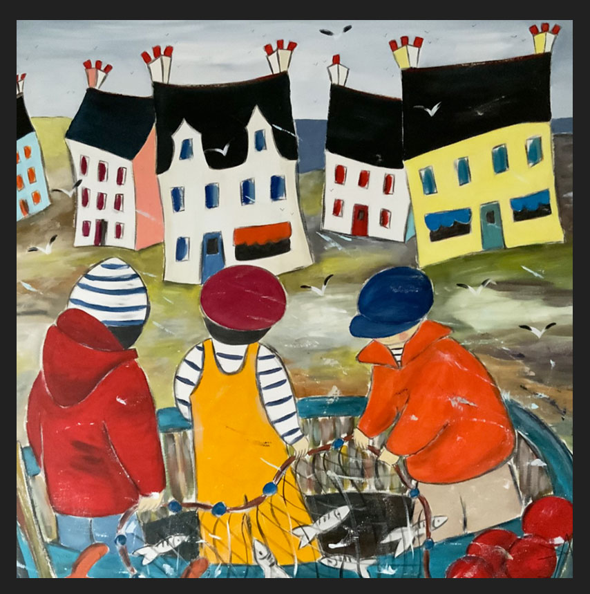 Artiste peintre Morbihan Anne Le Sommer