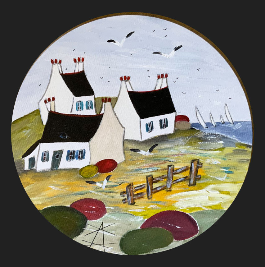 Artiste peintre Morbihan Anne Le Sommer
