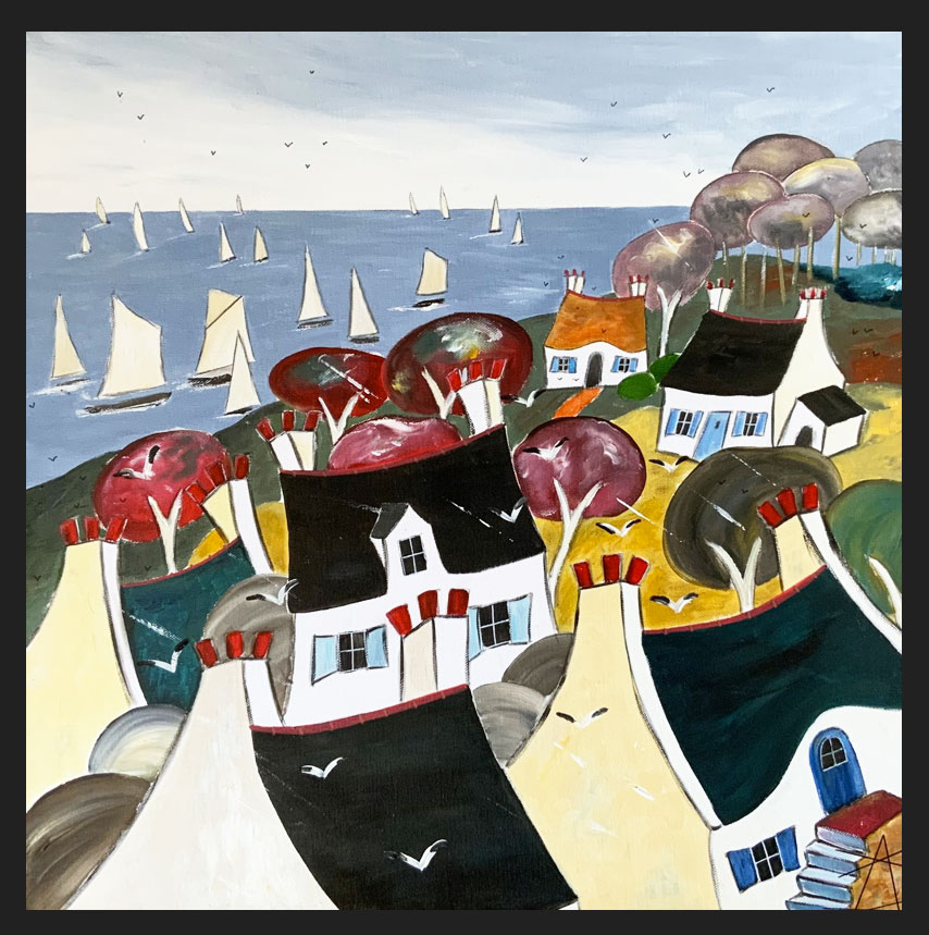 Artiste peintre Morbihan Anne Le Sommer