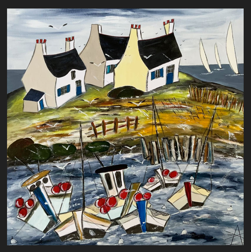 Artiste peintre Morbihan Anne Le Sommer