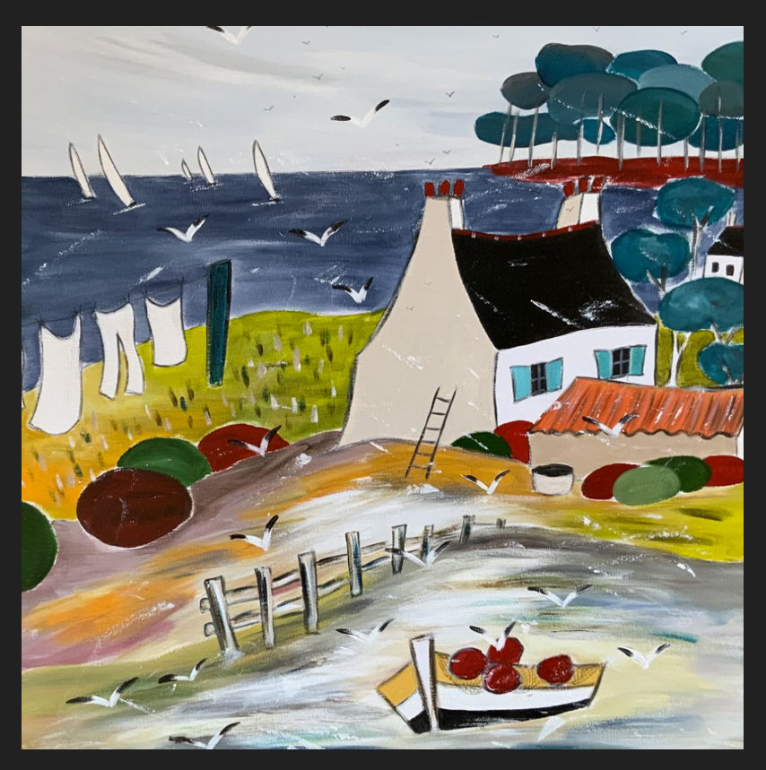 Artiste peintre Morbihan Anne Le Sommer