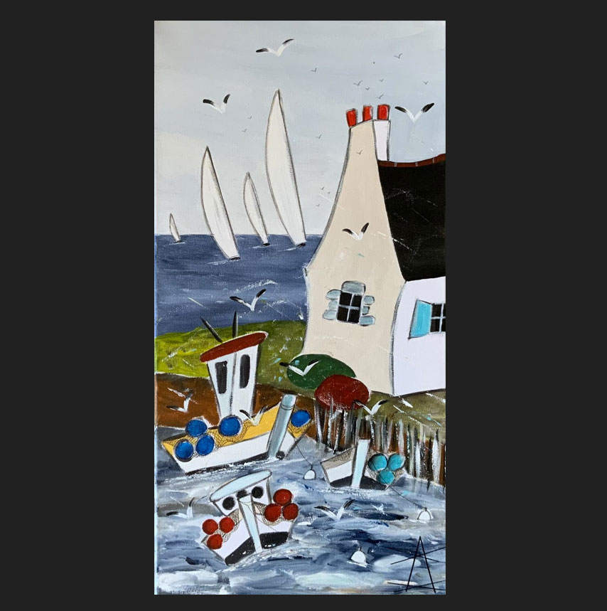Artiste peintre Morbihan Anne Le Sommer