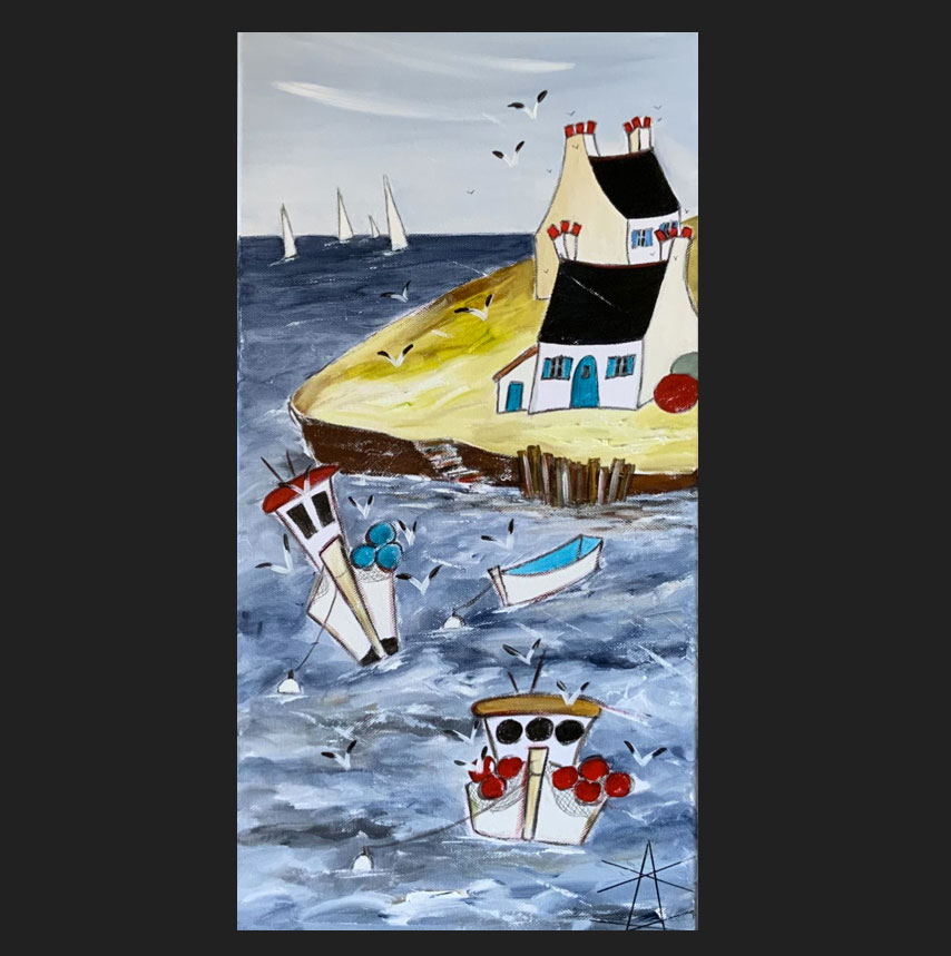 Artiste peintre Morbihan Anne Le Sommer