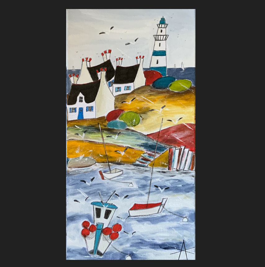 Artiste peintre Morbihan Anne Le Sommer