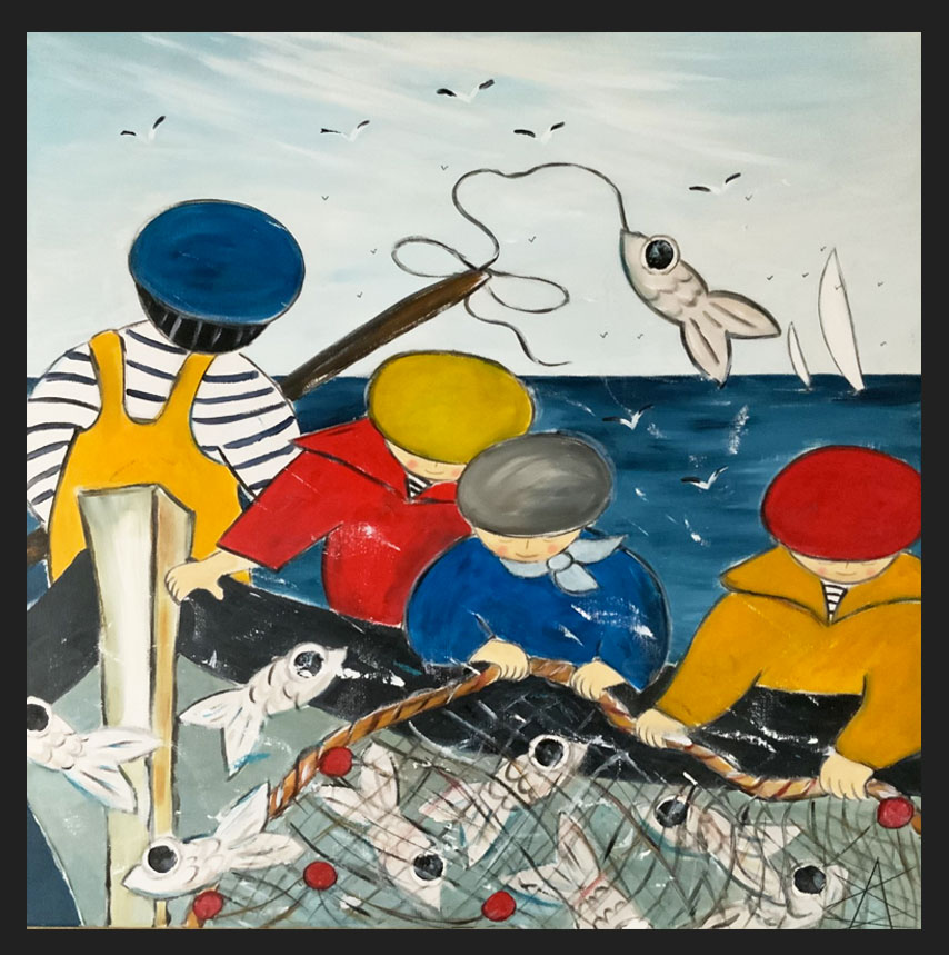 Artiste peintre Morbihan Anne Le Sommer