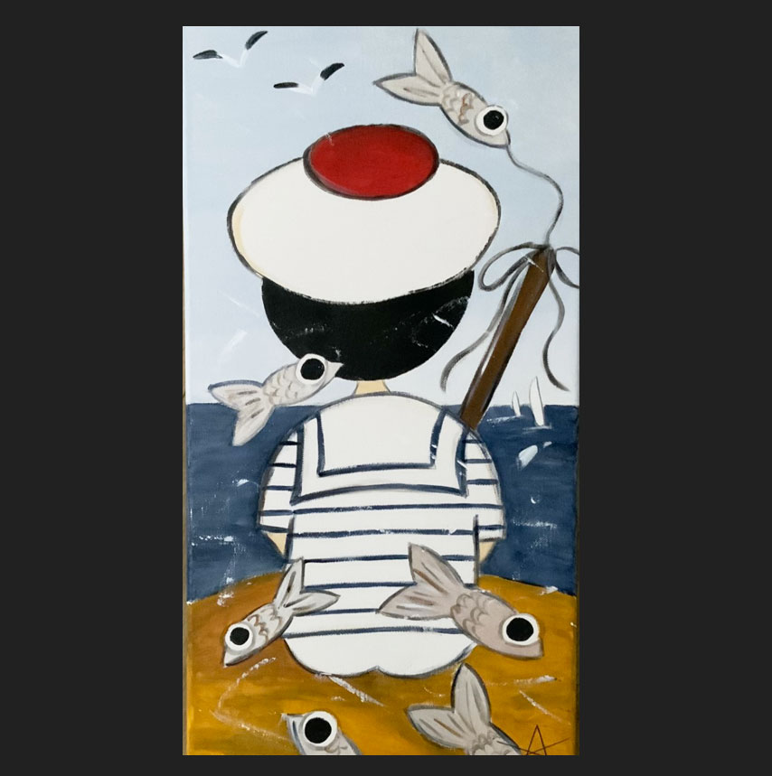 Artiste peintre Morbihan Anne Le Sommer