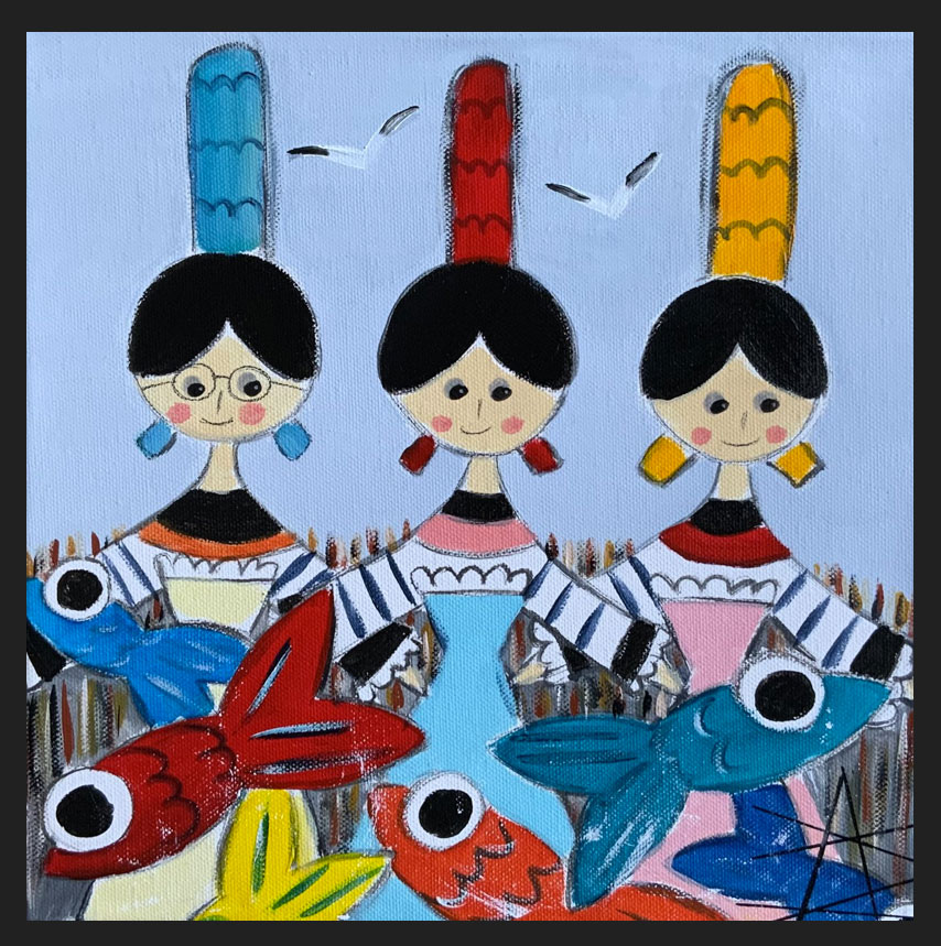 Artiste peintre Morbihan Anne Le Sommer