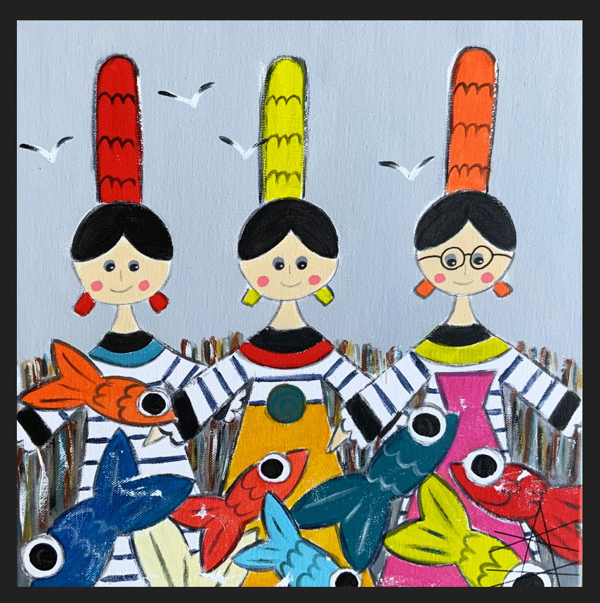 Artiste peintre Morbihan Anne Le Sommer