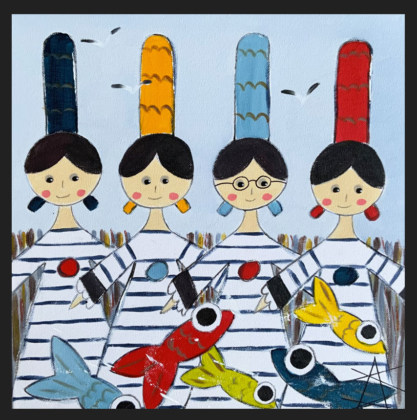 Artiste peintre Morbihan Anne Le Sommer