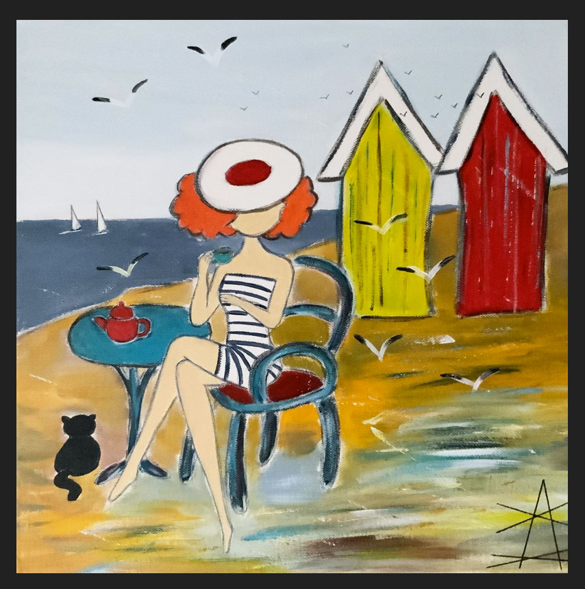 Artiste peintre Morbihan Anne Le Sommer
