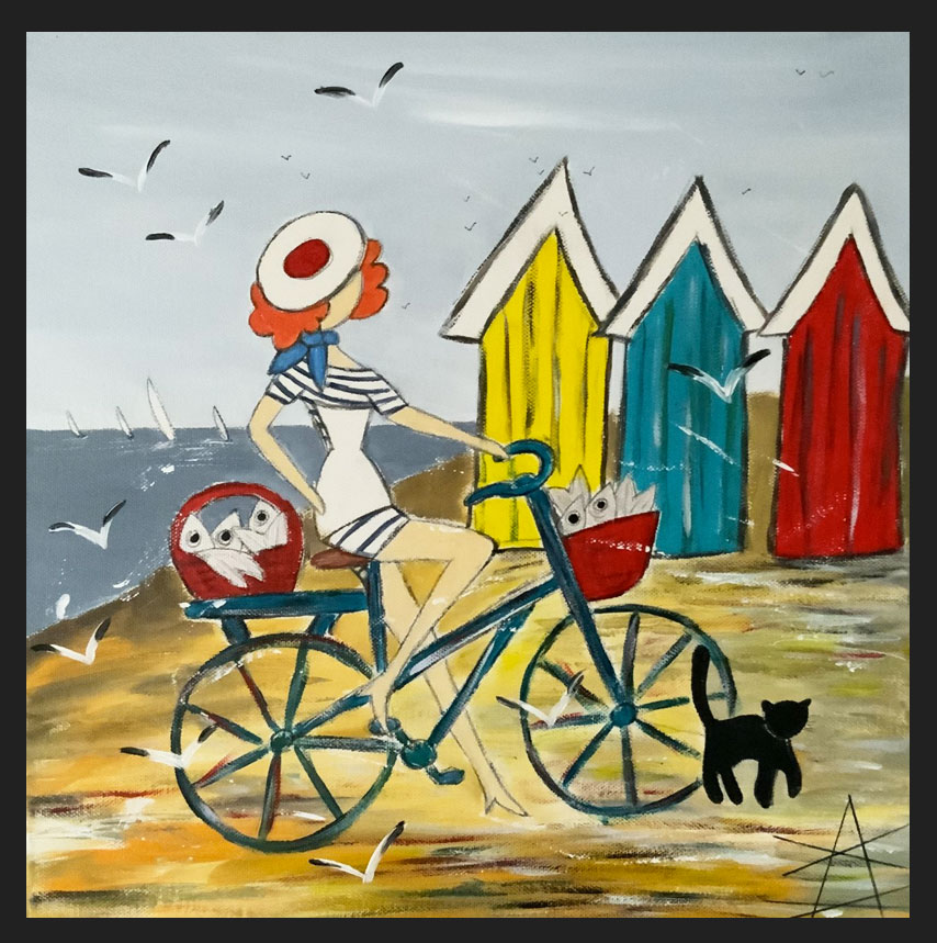 Artiste peintre Morbihan Anne Le Sommer
