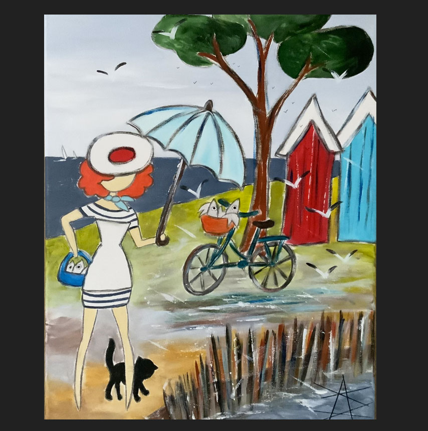Artiste peintre Morbihan Anne Le Sommer