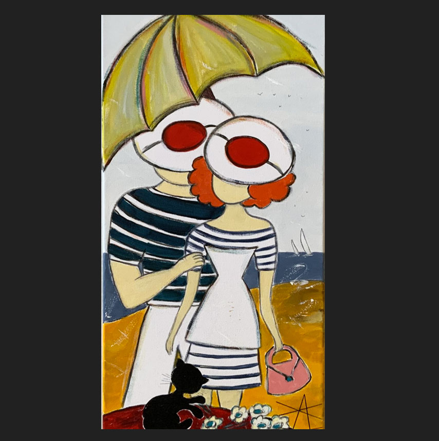 Artiste peintre Morbihan Anne Le Sommer