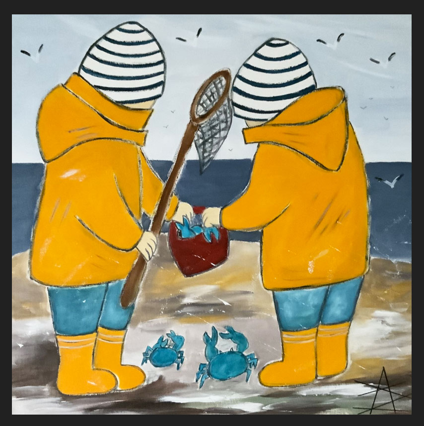 Artiste peintre Morbihan Anne Le Sommer