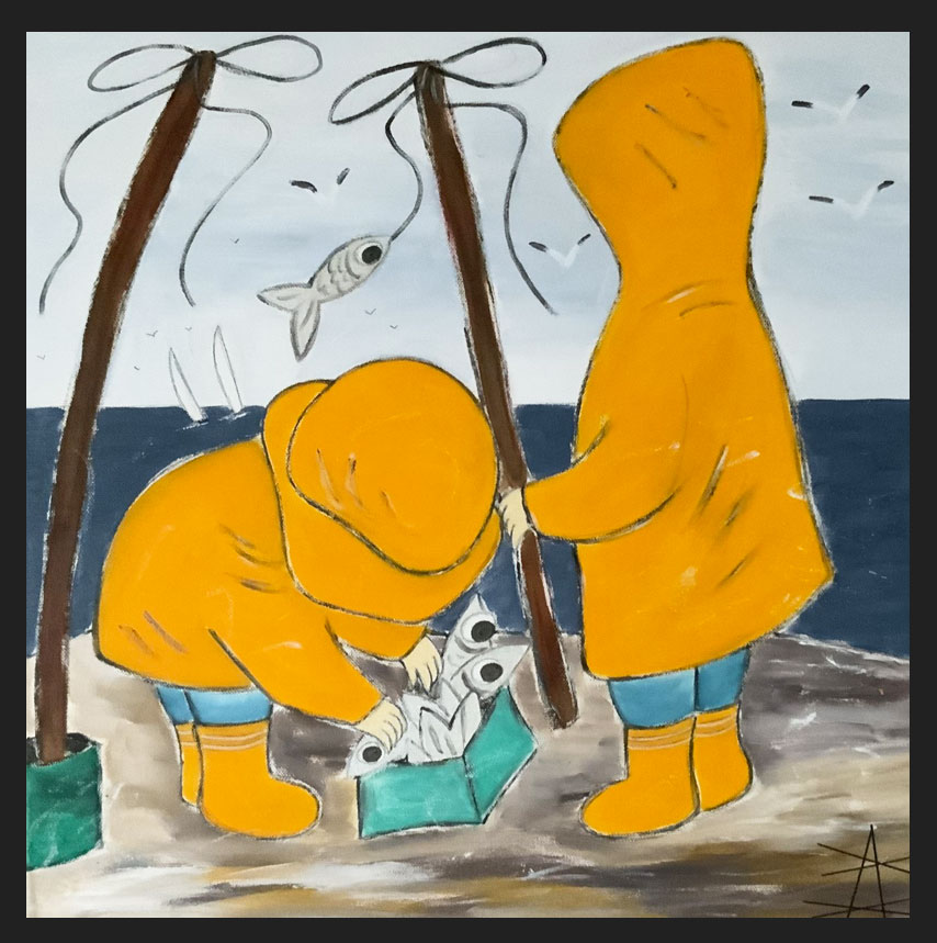 Artiste peintre Morbihan Anne Le Sommer
