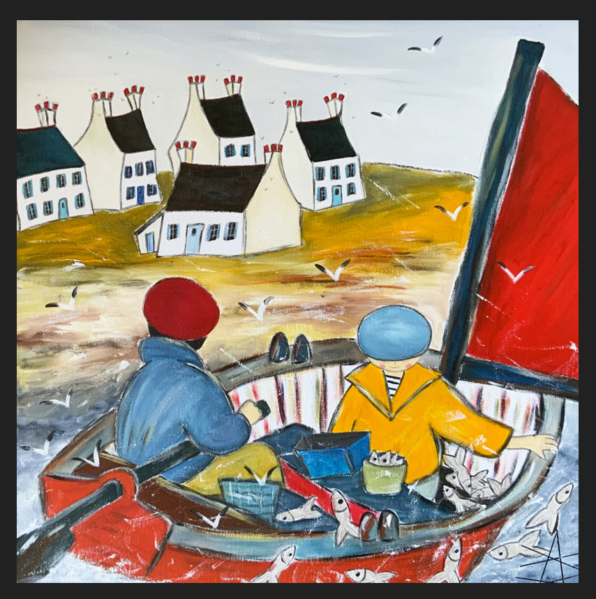 Artiste peintre Morbihan Anne Le Sommer