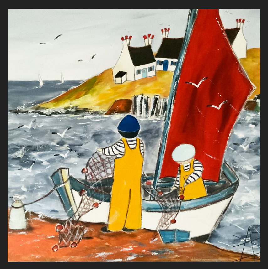 Artiste peintre Morbihan Anne Le Sommer