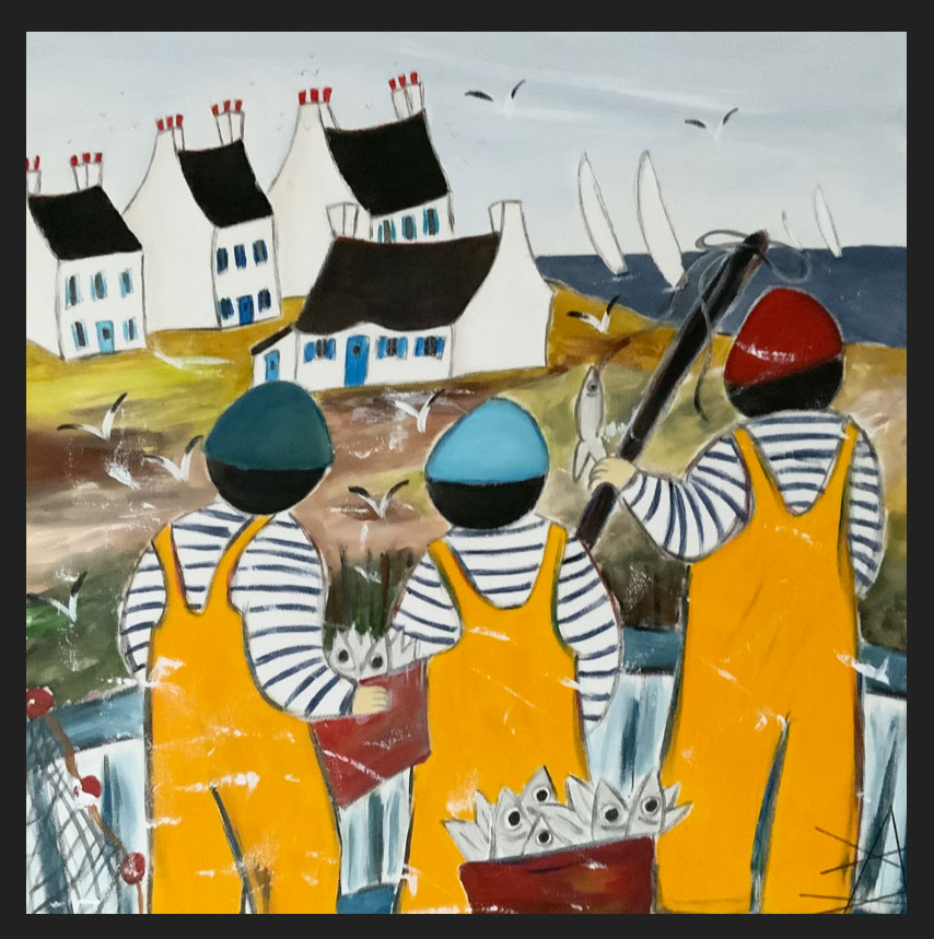 Artiste peintre Morbihan Anne Le Sommer