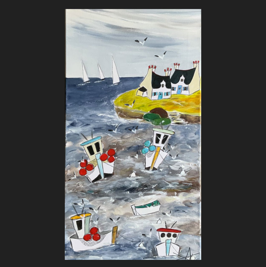 Artiste peintre Morbihan Anne Le Sommer