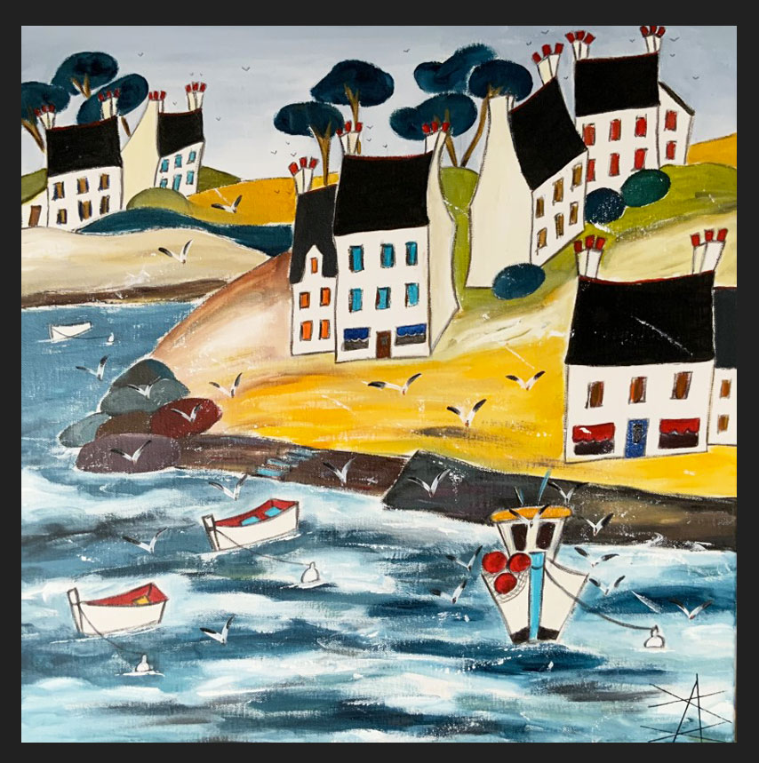 Artiste peintre Morbihan Anne Le Sommer